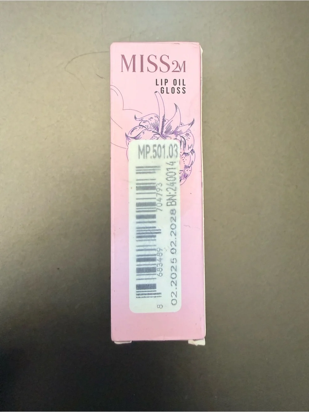 Miss 2M Black Berry Lip Oil Gloss